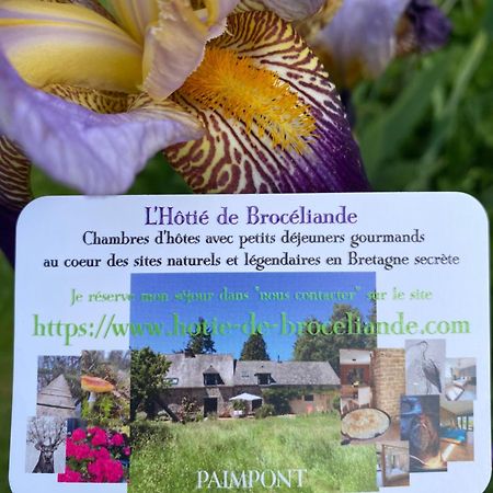 L'Hotie De Broceliande, Au Coeur Des Sites Naturels Et Legendaires Paimpont Exteriér fotografie
